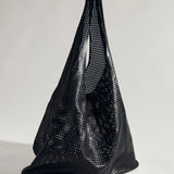St Agni Perforated Soft Tote in Black