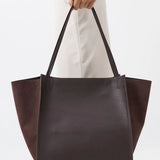 St Agni Wonton Tote in Coffee