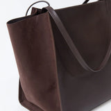 St Agni Wonton Tote in Coffee