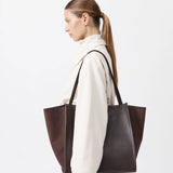 St Agni Wonton Tote in Coffee