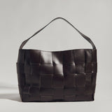 St Agni Woven Large Tote in Chocolate