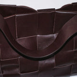 St Agni Woven Large Tote in Chocolate