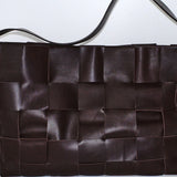 St Agni Woven Large Tote in Chocolate