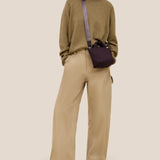 Naghedi St Barths Petit Tote in Aubergine