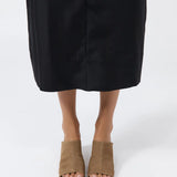 St Agni Suede Arc Wedge In Oak