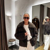 Stand Studio Kenzia Jacket in Dark Brown