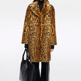 Stand Studio Camille Cocoon Coat in Leo