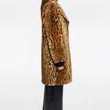 Stand Studio Camille Cocoon Coat in Leo