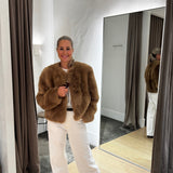 Stand Studio Halle Jacket in Nougat