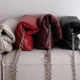Studio Amelia Cloud Clutch in Port