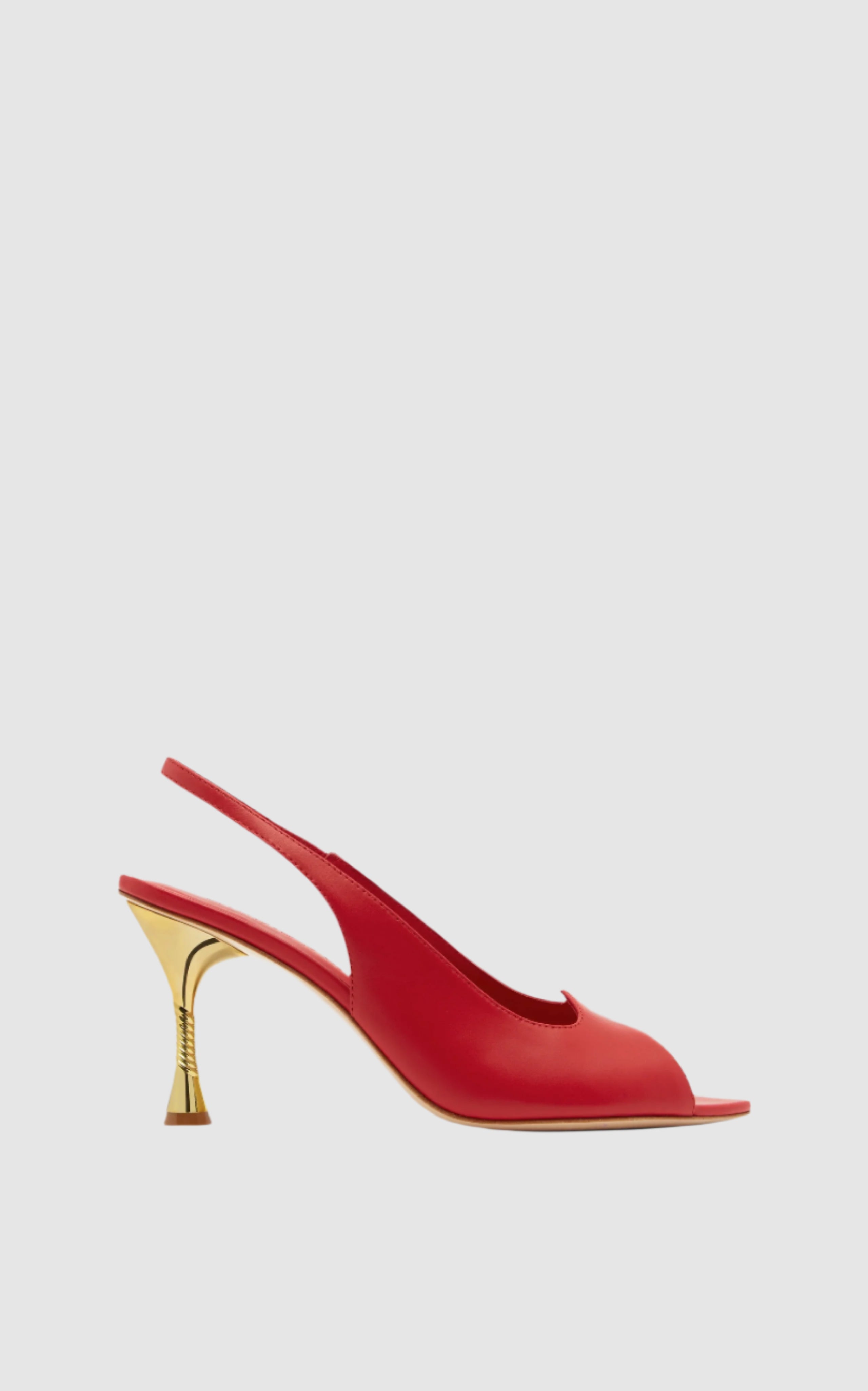 Studio Amelia Helix 90 Slingback in Scarlet Red