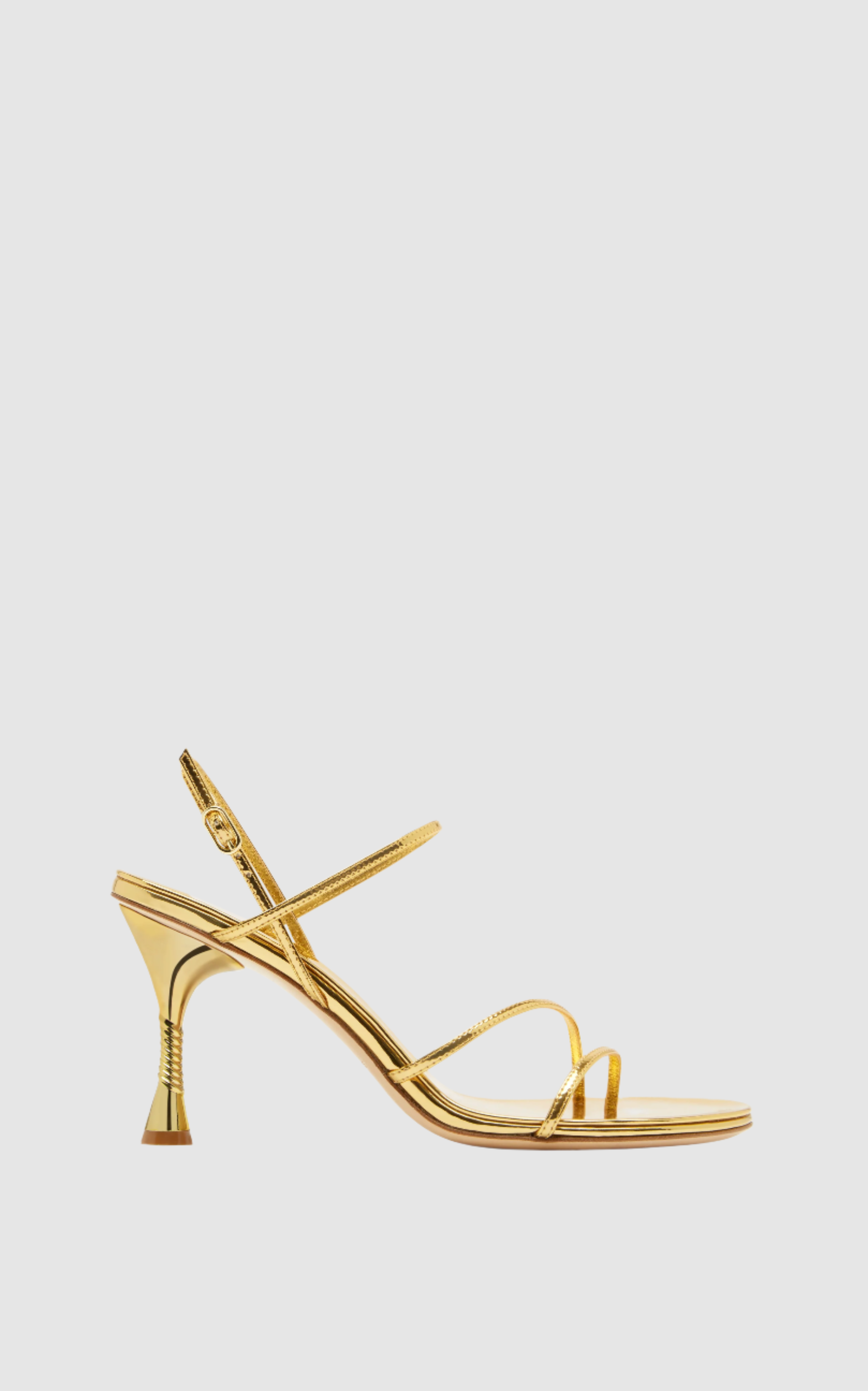 Studio Amelia Helix 90 Sandal in Gold