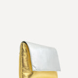 Studio Amelia Sheath Clutch in Gold and Silver