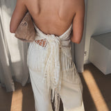 Tohen Astley Scarf in Cream