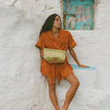 Soleil Soleil Towelling Pouch in Kin Aloe