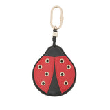 Yves Salomon Ladybird Bag Charm in Red Beetle