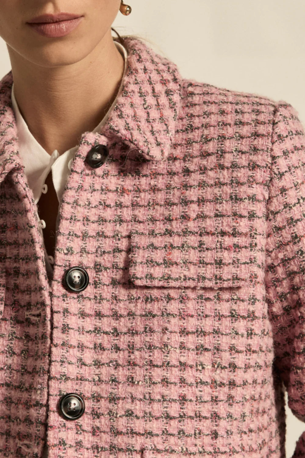 Zoe Kratzmann Adjoin Jacket in Rose Boucle