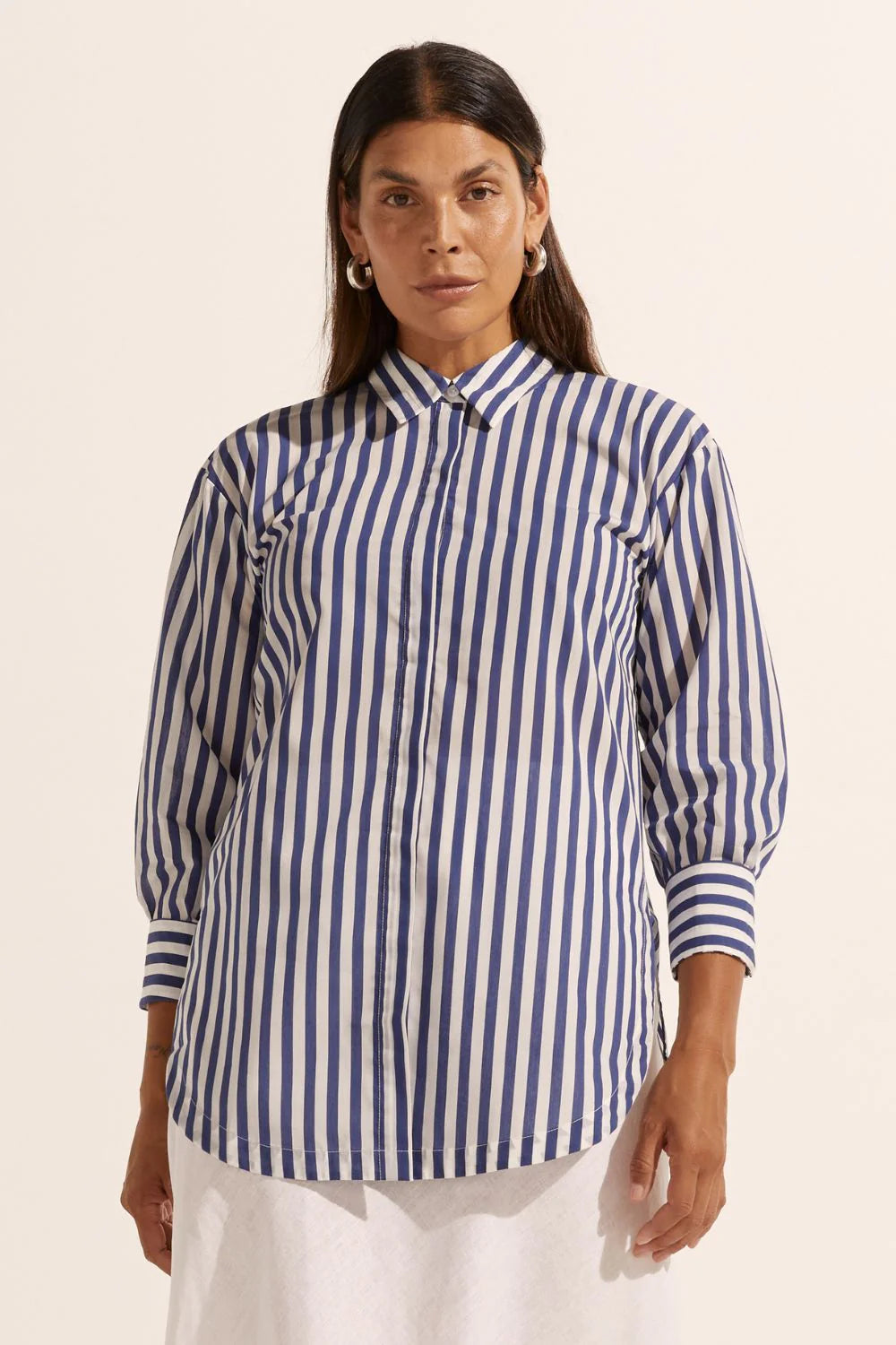 Zoe Kratzmann Agile Top in Navy Stripe