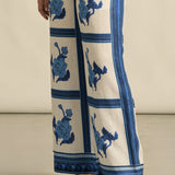 Zoe Kratzmann Gesture Pant in Azure Collage