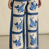 Zoe Kratzmann Gesture Pant in Azure Collage