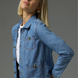Zoe Kratzmann Palpable Jacket in Light Washed Denim