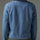 Zoe Kratzmann Palpable Jacket in Light Washed Denim