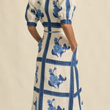 Zoe Kratzmann Portrait Dress in Azure Collage