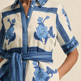Zoe Kratzmann Roam Dress in Azure Collage