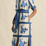 Zoe Kratzmann Roam Dress in Azure Collage