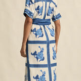 Zoe Kratzmann Roam Dress in Azure Collage