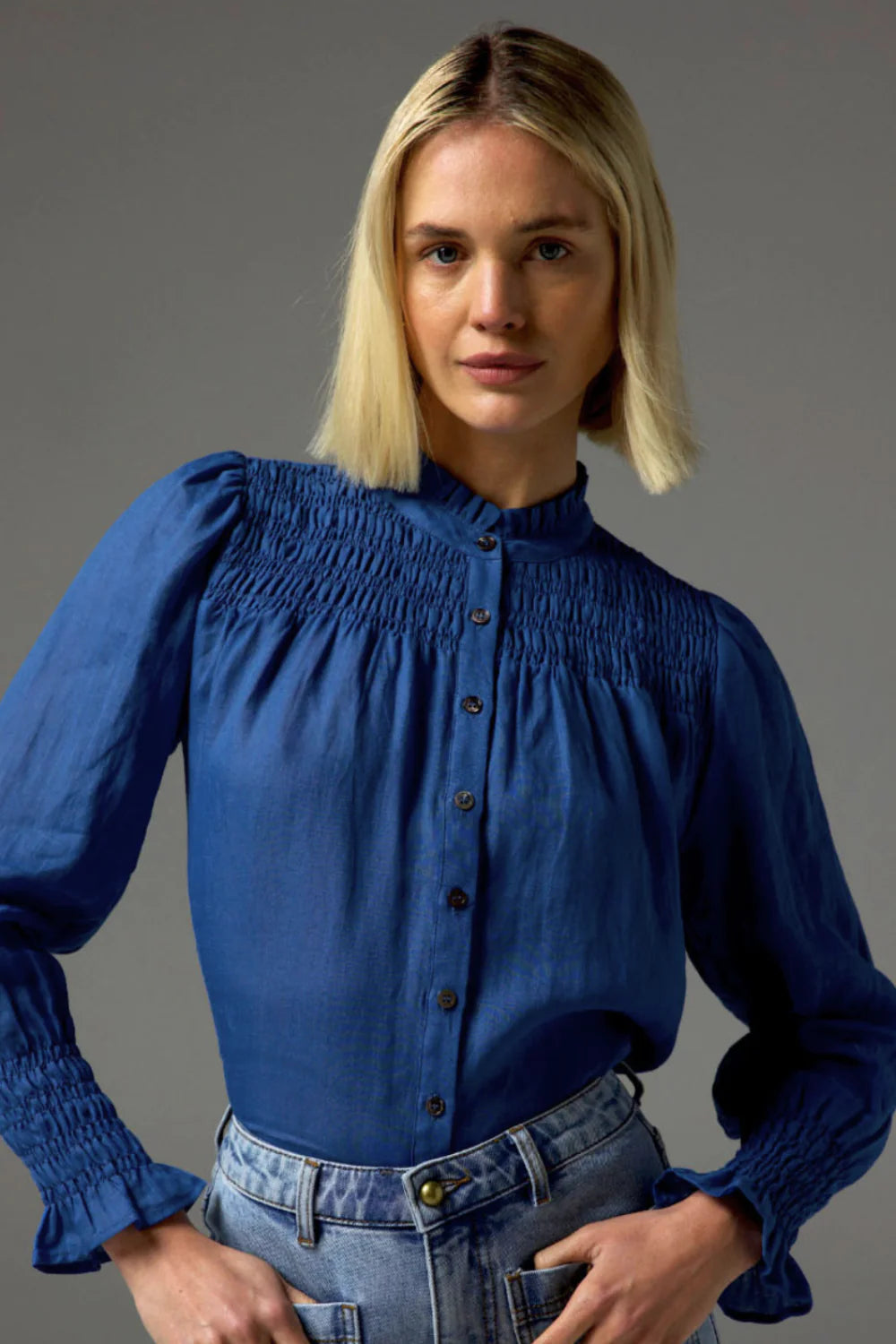 Zoe Kratzmann Skylark Top in Azure