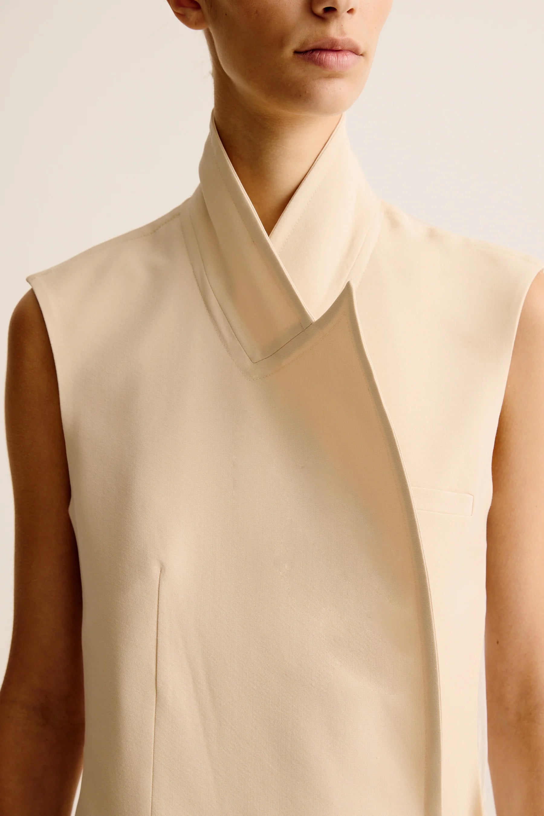 Esse Studios Sommar Waistcoat in Crema