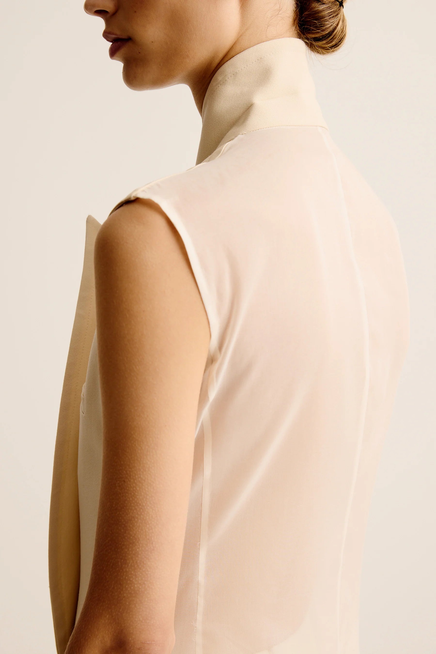 Esse Studios Sommar Waistcoat in Crema