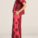 Ilio Nema Belus Pants in Pink and Red