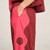 Ilio Nema Belus Pants in Pink and Red
