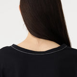Bassike Slouch Athletic Tank in Black