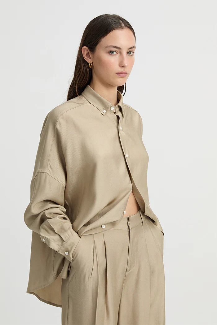 Blanca Olivia Shirt in Beige