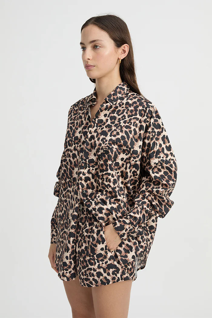 Blanca Rachel Shirt in Leopard