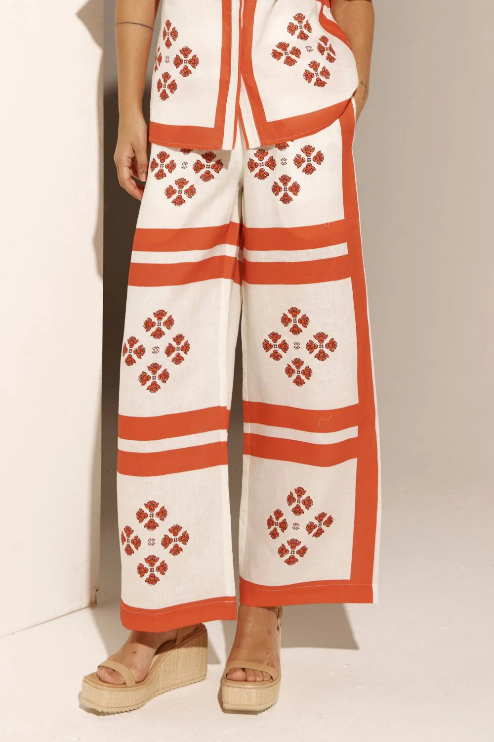 Zoe Kratzmann Breeze Pant in Tamarillo Scarf