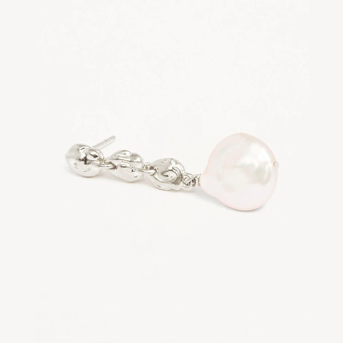 By Charlotte Grow With Grace Pearl Earrings in Sterling Silver