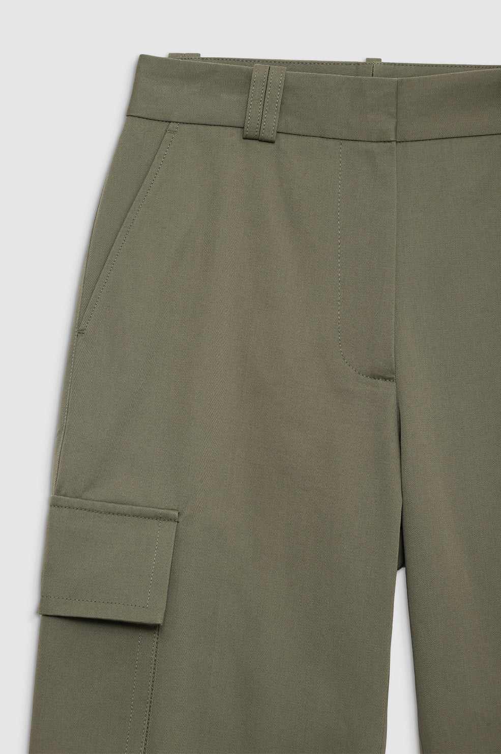 Anine Bing Dayton Cargo Pant in Olive