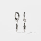 Meadowlark Sardine Charm Earrings in Sterling Silver