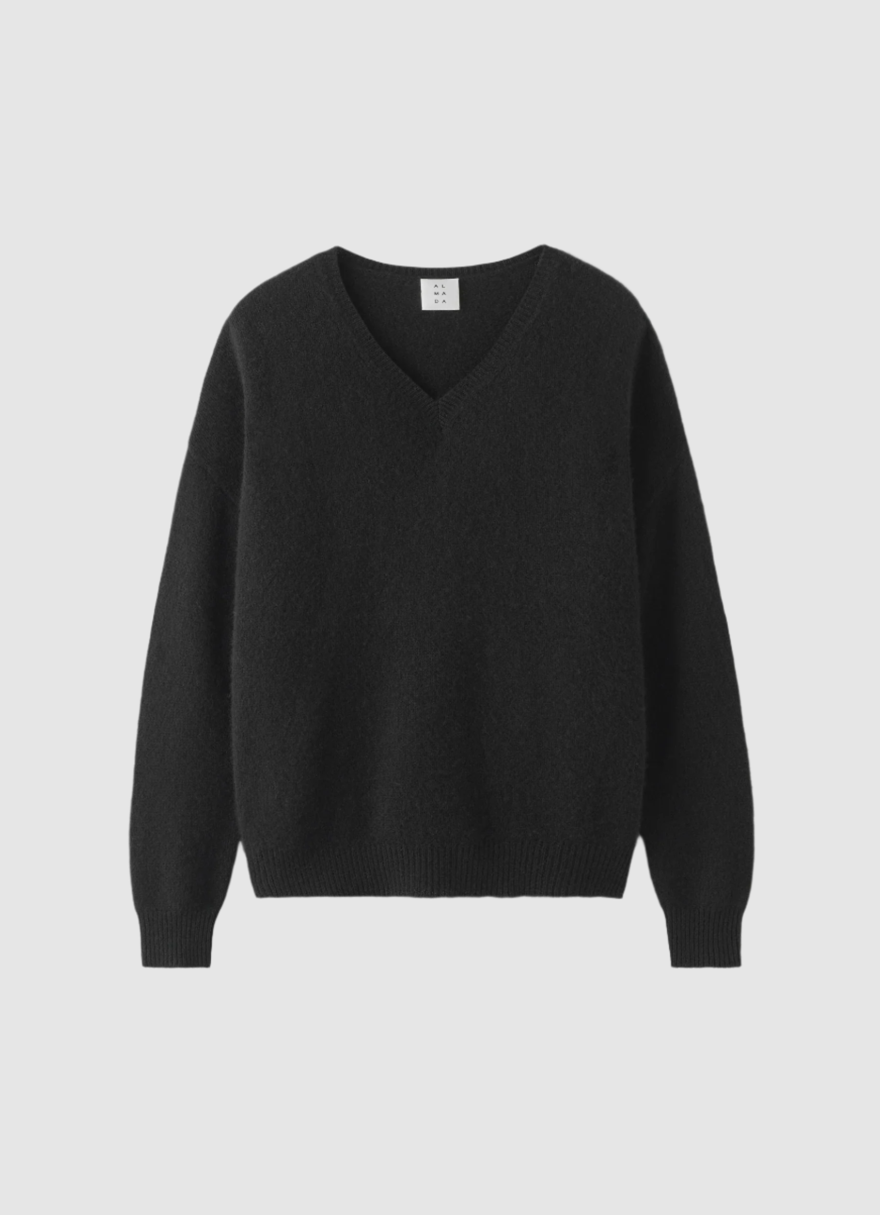 Almada Zaya V Neck Sweater in Black