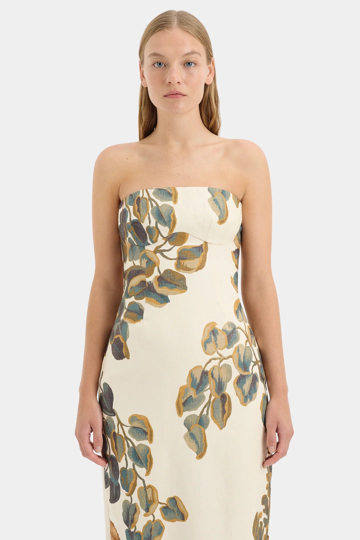 Sir Evalita Column Dress in Pine Valley