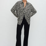 Matteau Long Sleeve Silk Shirt in Kyoto