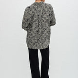 Matteau Long Sleeve Silk Shirt in Kyoto