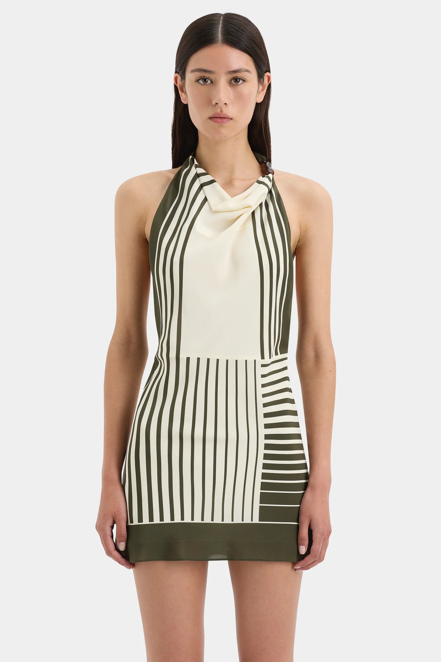 Sir Leilana Mini Dress in Garden Stripe