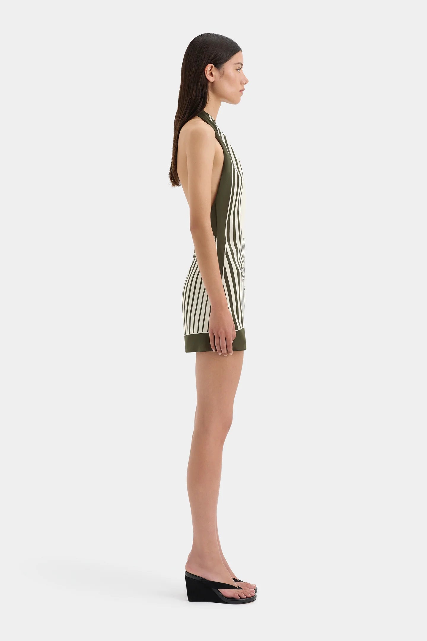 Sir Leilana Mini Dress in Garden Stripe