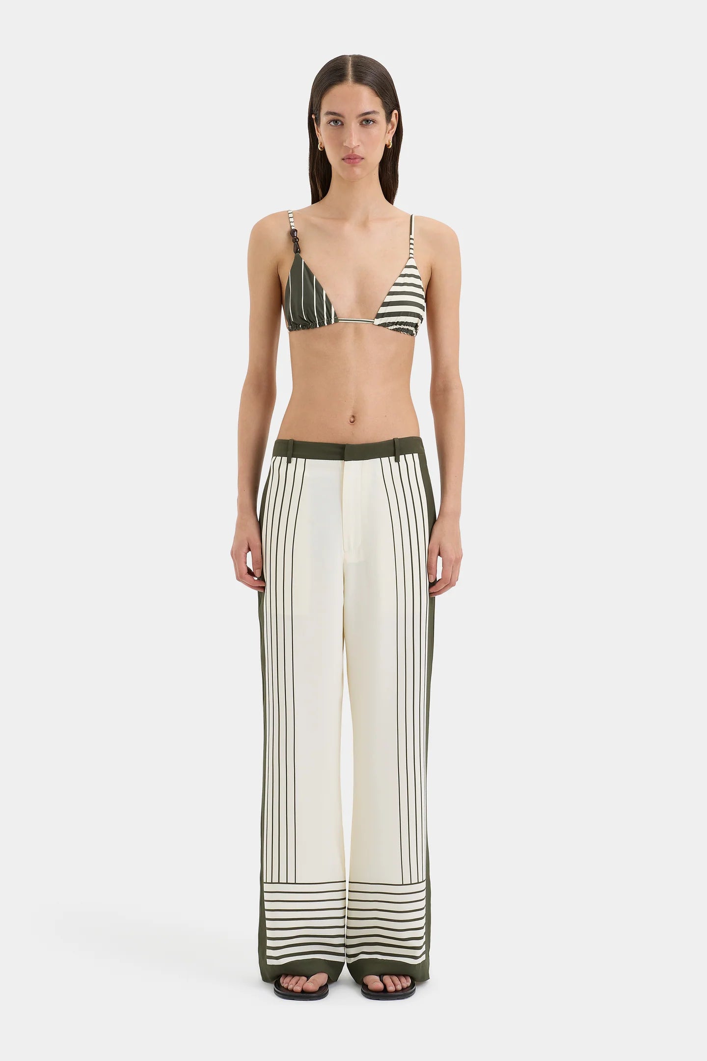 Sir Leilana Tailored Pant in Garden Stripe