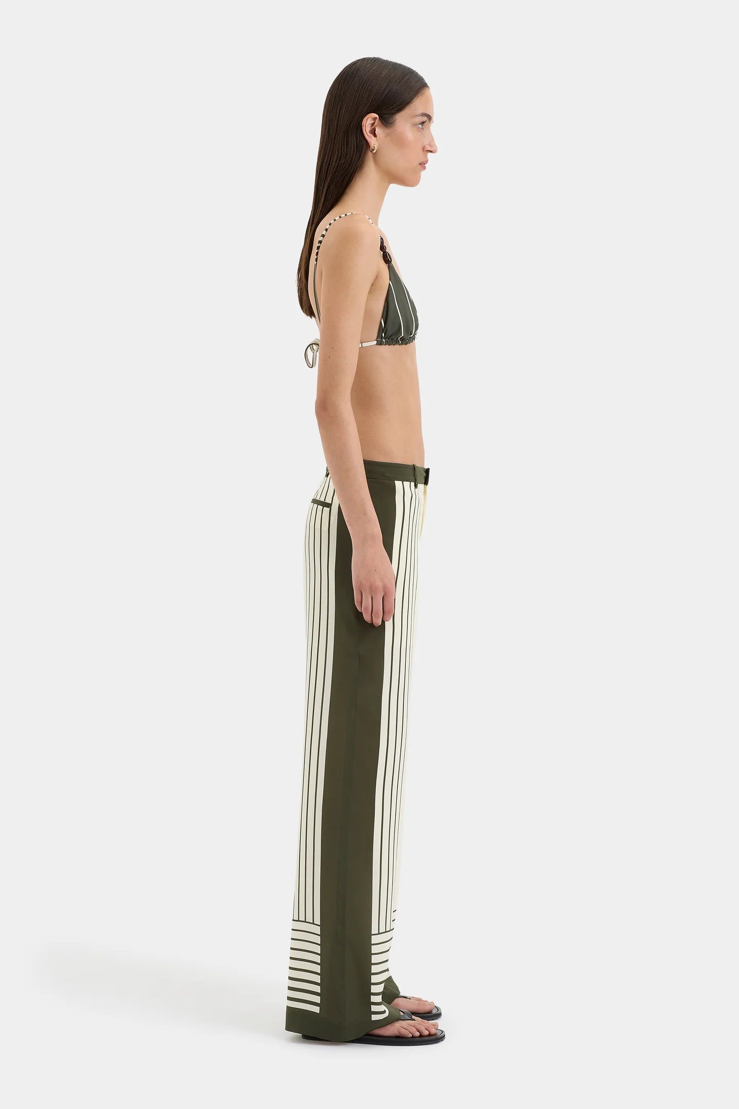 Sir Leilana Tailored Pant in Garden Stripe